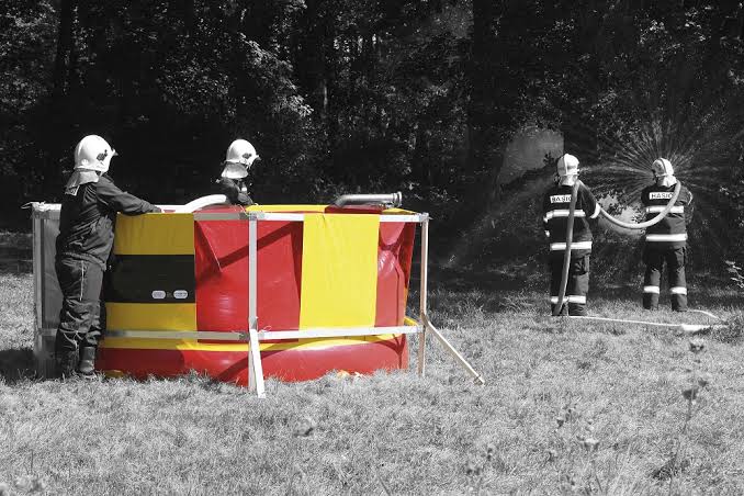 Mobiles Löschwasserbecken kaufen für flexible Feuerwehreinsätze
